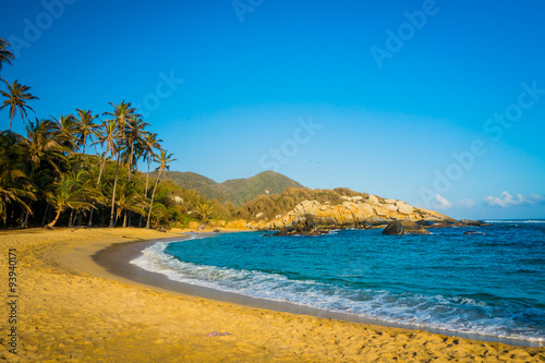 Beach in Tayrona National Park  Colombia