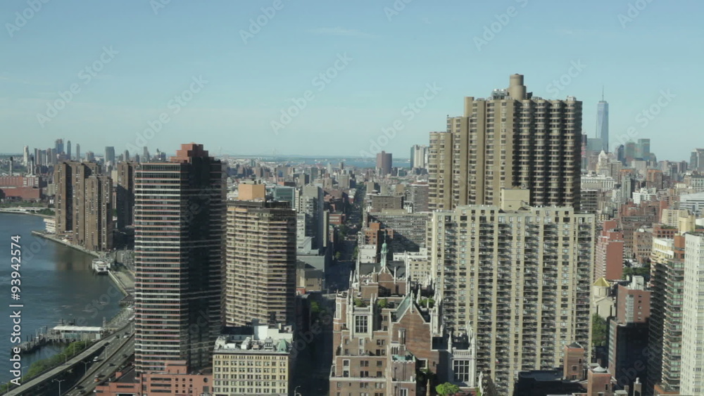 Timelapse of Midtown Manhattan and East River in New York City, USA. Timelapse of Midtown Manhattan and East River in New York City, USA.