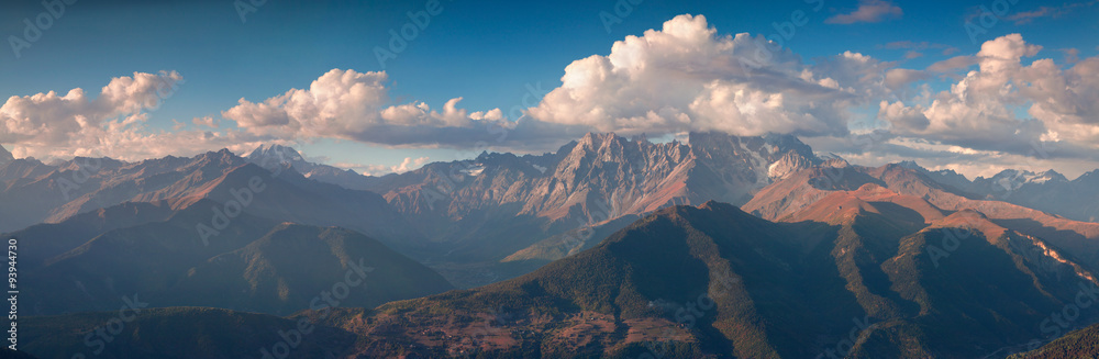 Panorama of the Main Caucasus ridge