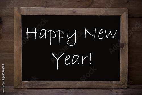 Chalkboard With Happy New Year