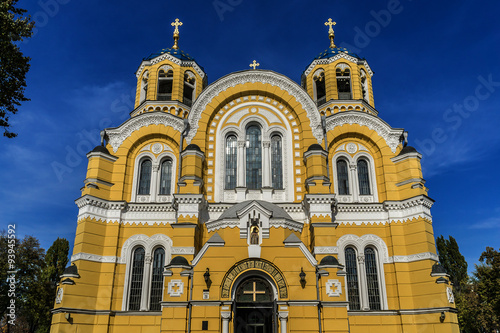 St. Vladimir Cathedral (or Volodymyrsky Cathedral). Kiev, Ukraine. 