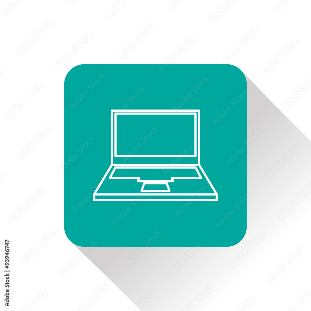 Computer web icon, vector design Computer web icon, vector design