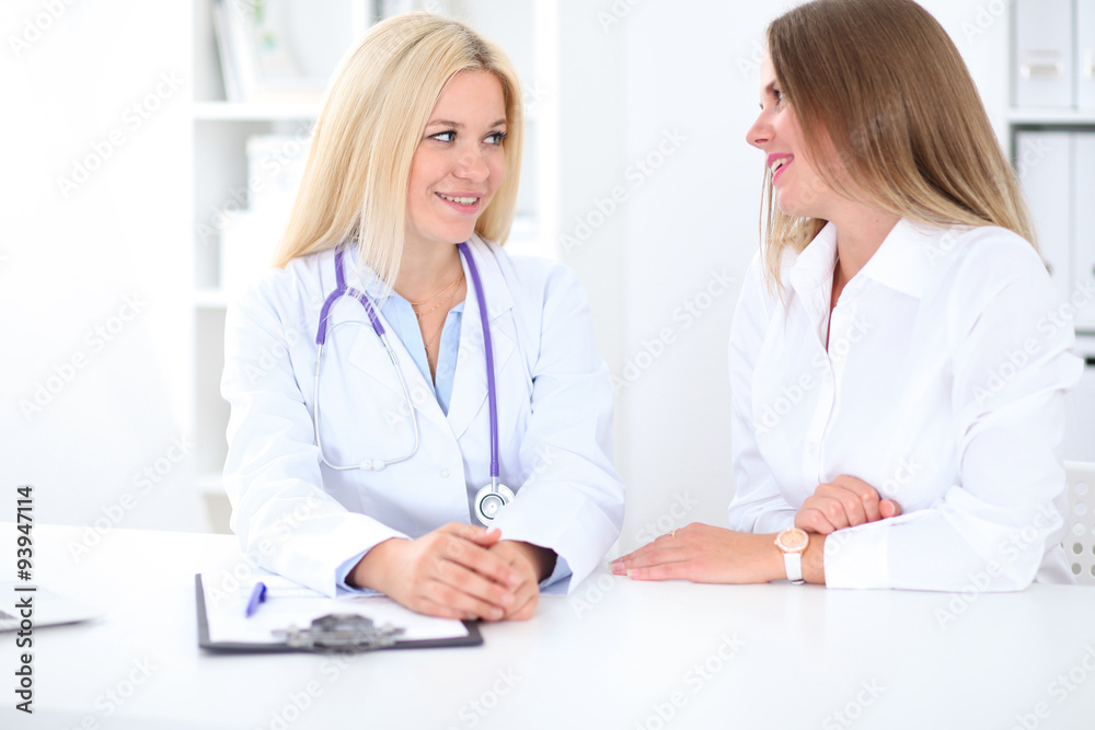 Doctor and patient  in hospital