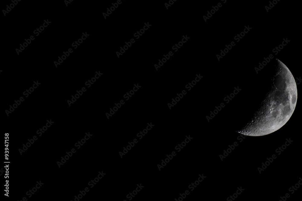 Obraz premium luna foto astronomica luna