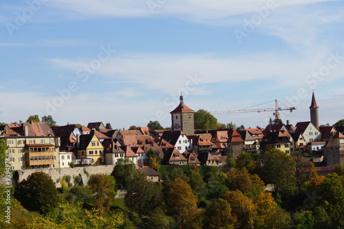 Panoramablick vom Burggarten auf den südlichen Teil der Stadt