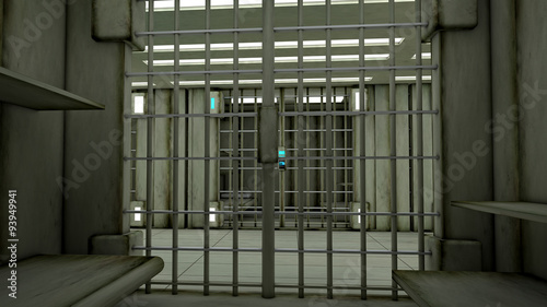 Tablou pe pânză 3d interior jail