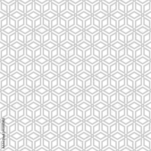 Repeating geometric tiles with rhombus. Vector seamless pattern.