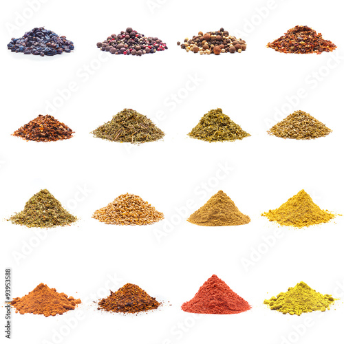 Fototapeta Naklejka Na Ścianę i Meble -  colorful spices collection