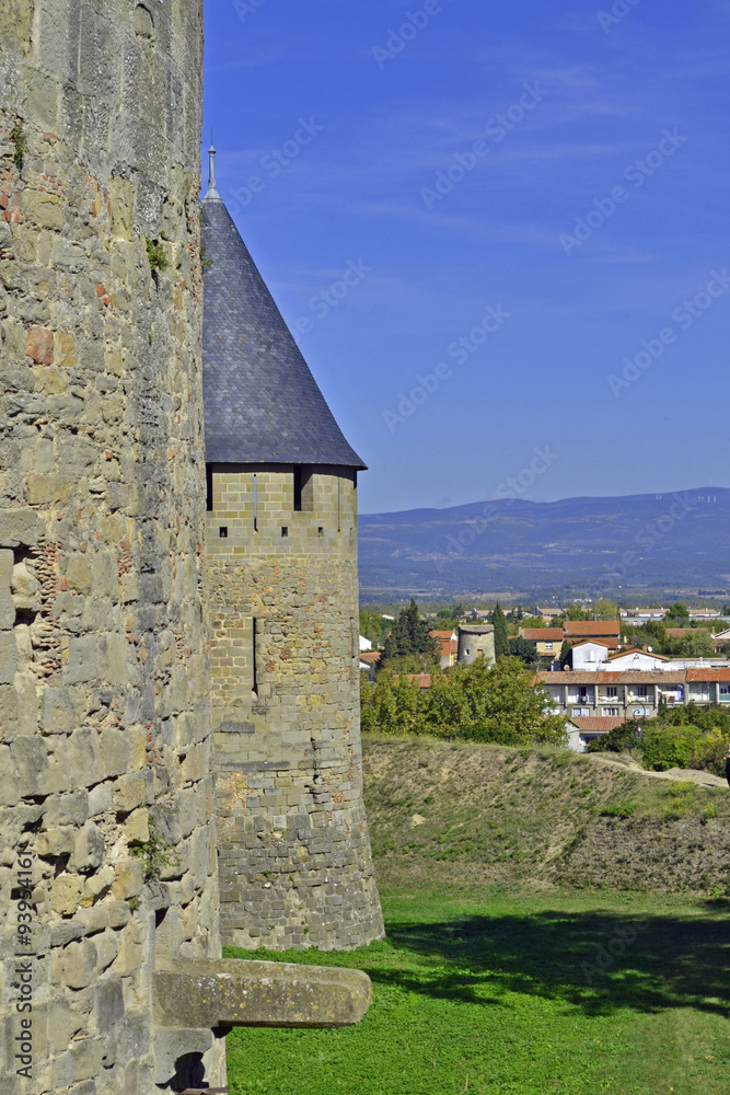Carcassonne - France - Castle - Walls