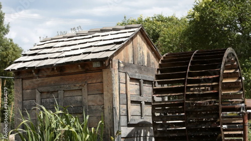 Waterwheel building P HD 1970 photo