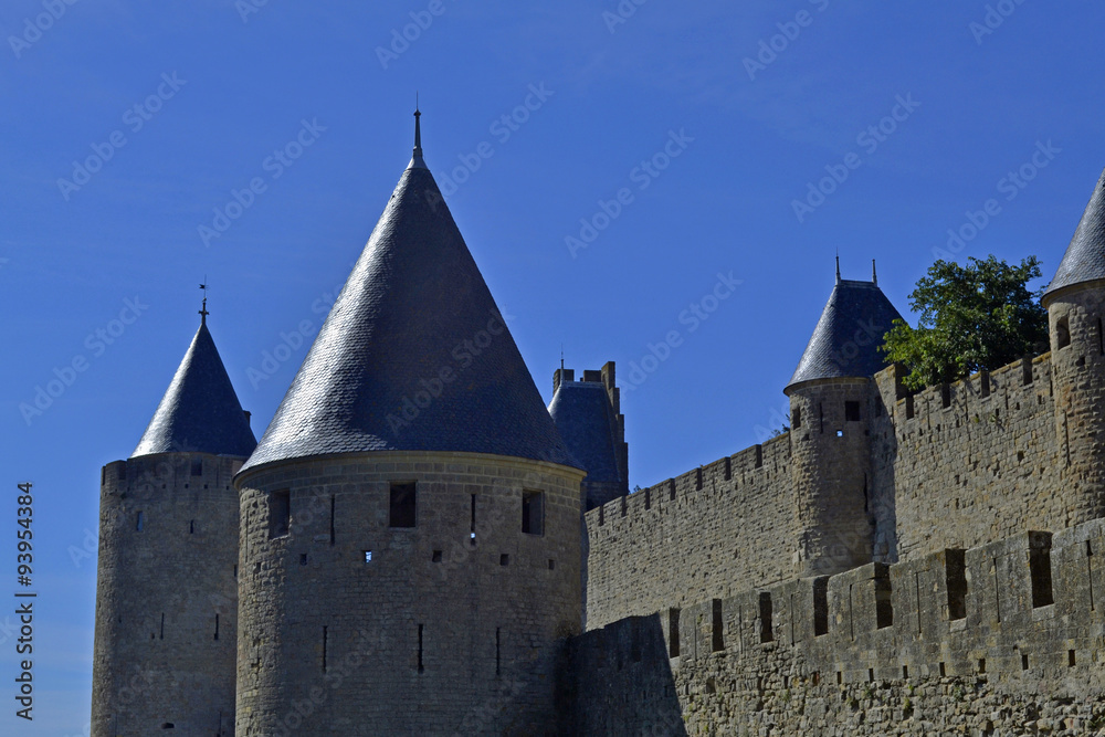 Carcassonne - France - Castle - Walls