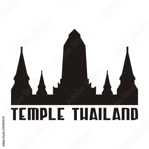 Temple Thailand Silhouette