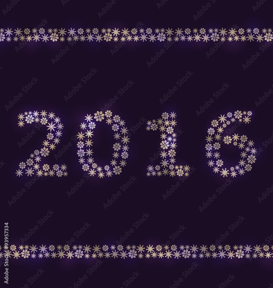 New Year Background Made of Snowflakes New Year Background Made of Snowflakes