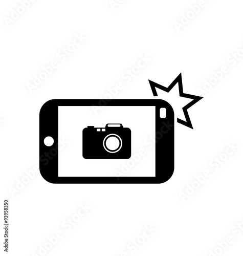 Icon of Smart phone for Photo Selfie