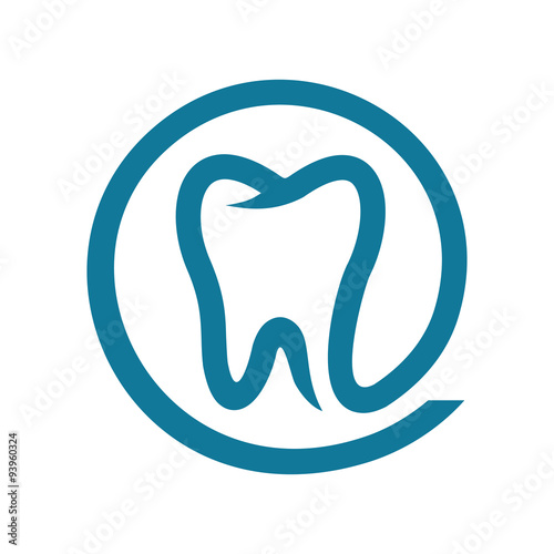 Circle Expert Dentist Logo Icon