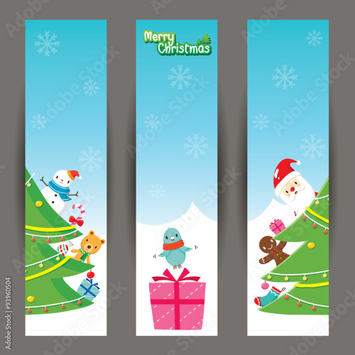 Christmas Banner, Merry Christmas, Xmas, Happy New Year, Objects, Animals, Festive, Celebrations