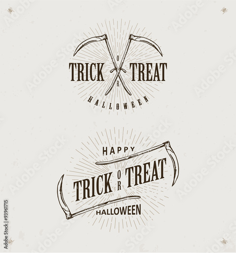 halloween trick or treat logos