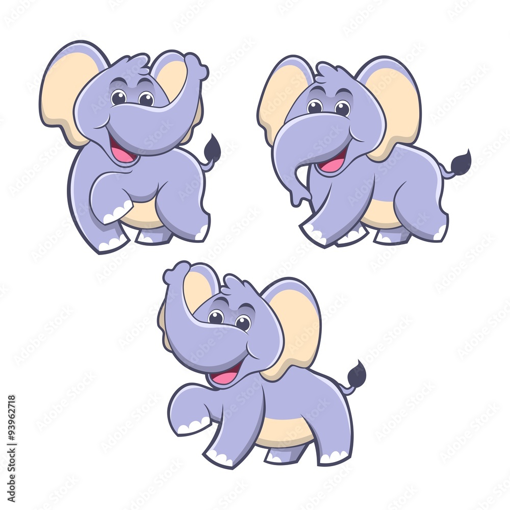 elephant cartoon package