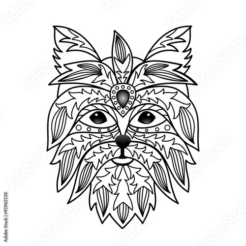 Ornamental Yorkshire terrier