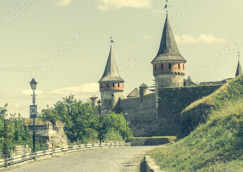 medieval castle fortress in Kamenetz-Podolsk