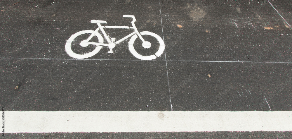 Close up front of new car parking on the asphalt road