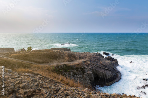 Tojinbo Cliff photo