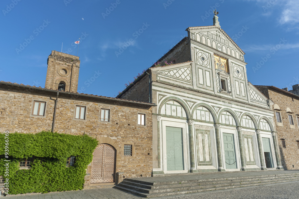 Church San Miniato al Monte in Florence, Tuscany, Italy. 