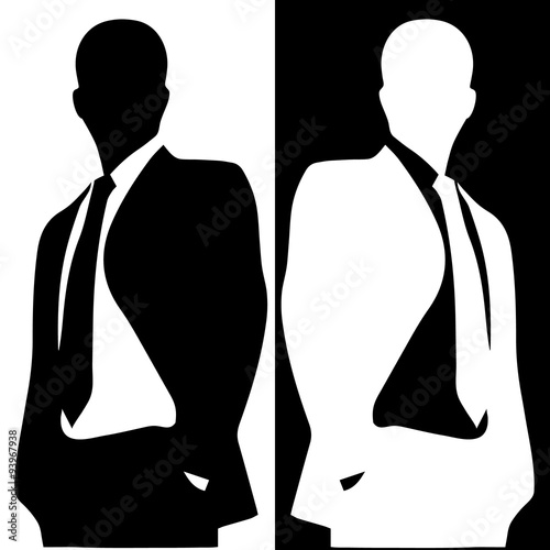 Businessman illustration incognito