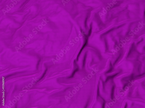 Ruffled Fabric of Puple Color Waving in the wind