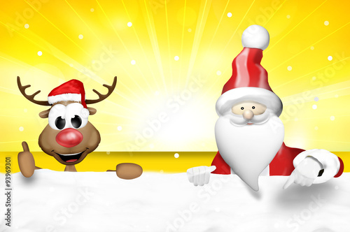 Christmas Santa Claus and H...