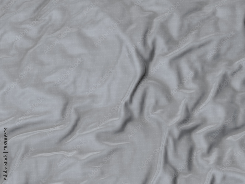 Ruffled Fabric of White Color Waving in the wind Ruffled Fabric of White Color Waving in the wind