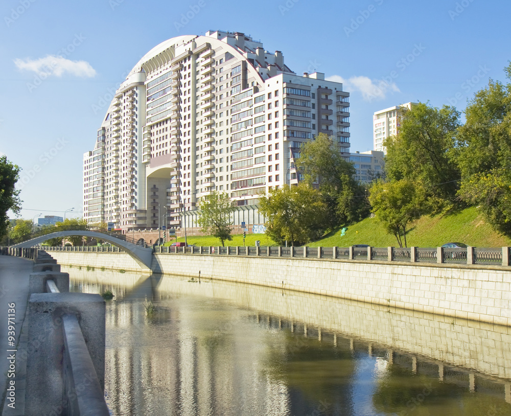 Obraz premium Moscow, modern complex