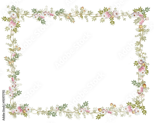 Fototapeta Naklejka Na Ścianę i Meble -  Vintage floral background