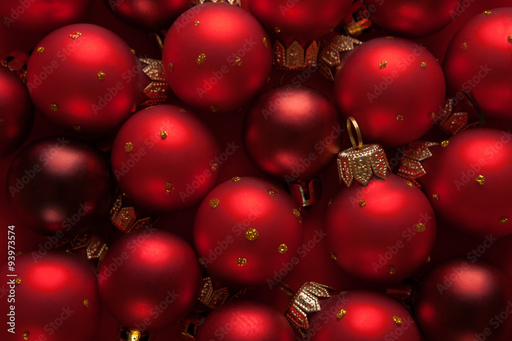 Red Christmas Baubles