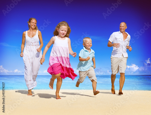 Family Vacation Holiday Leisure Summer Travel Concept