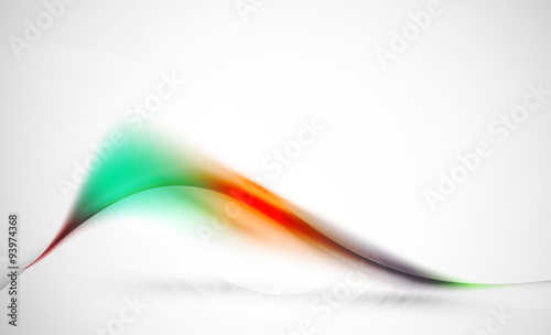 Wave abstract background. Business hi-tech presentation template