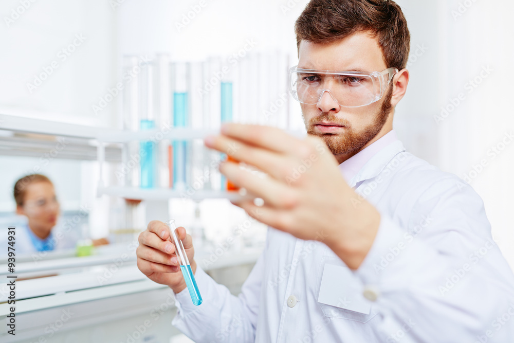 Chemist at work Chemist at work