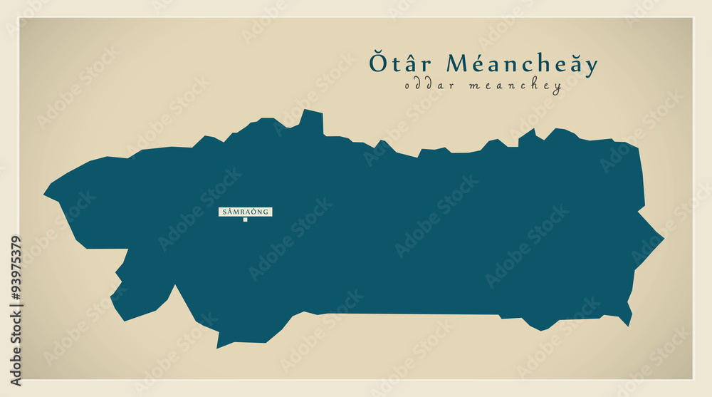 Modern Map - Otar Meancheay KH