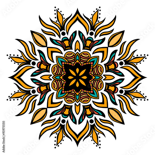 Mandala Square ornament