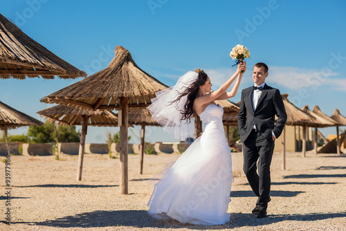 wedding on the beach photo