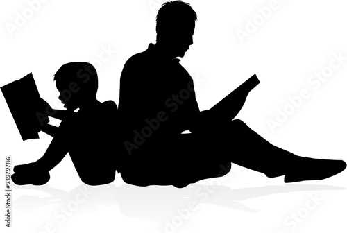 Book reading .