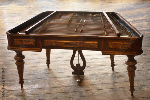 cimbalom very special string music instrument photo