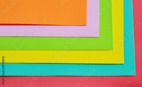 color foam rubber board overlay