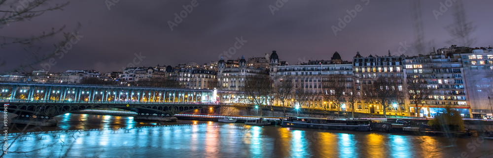 Beautiful Paris city at Night