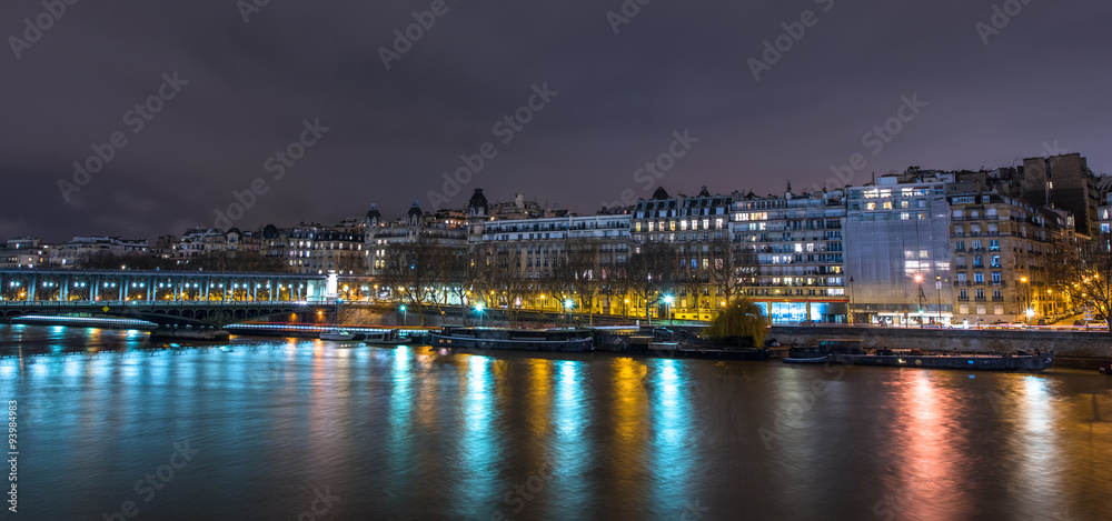 Fototapeta premium Beautiful Paris city at Night