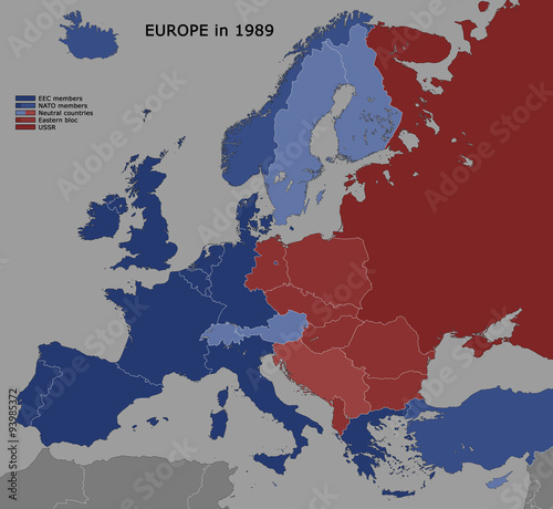 Europe in 1989