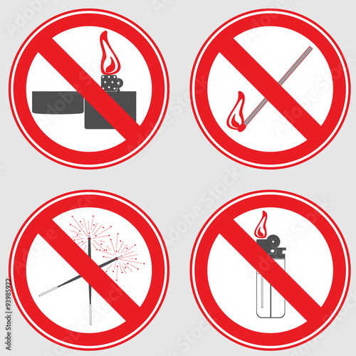 open fire prohibited