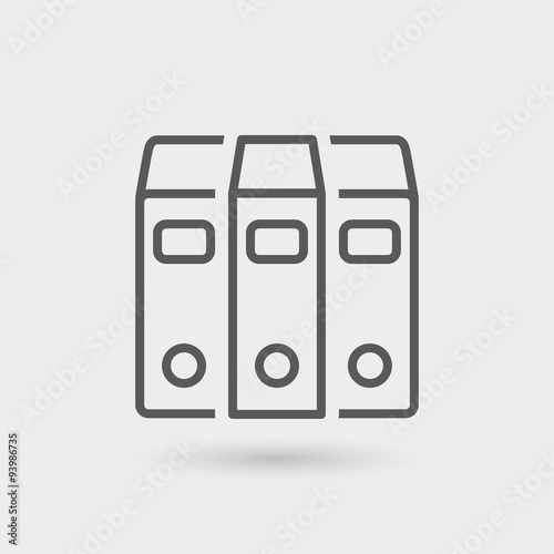 archive thin line icon