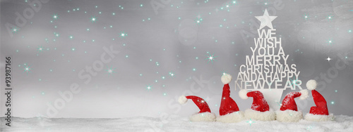 Canvas Print Christmas background