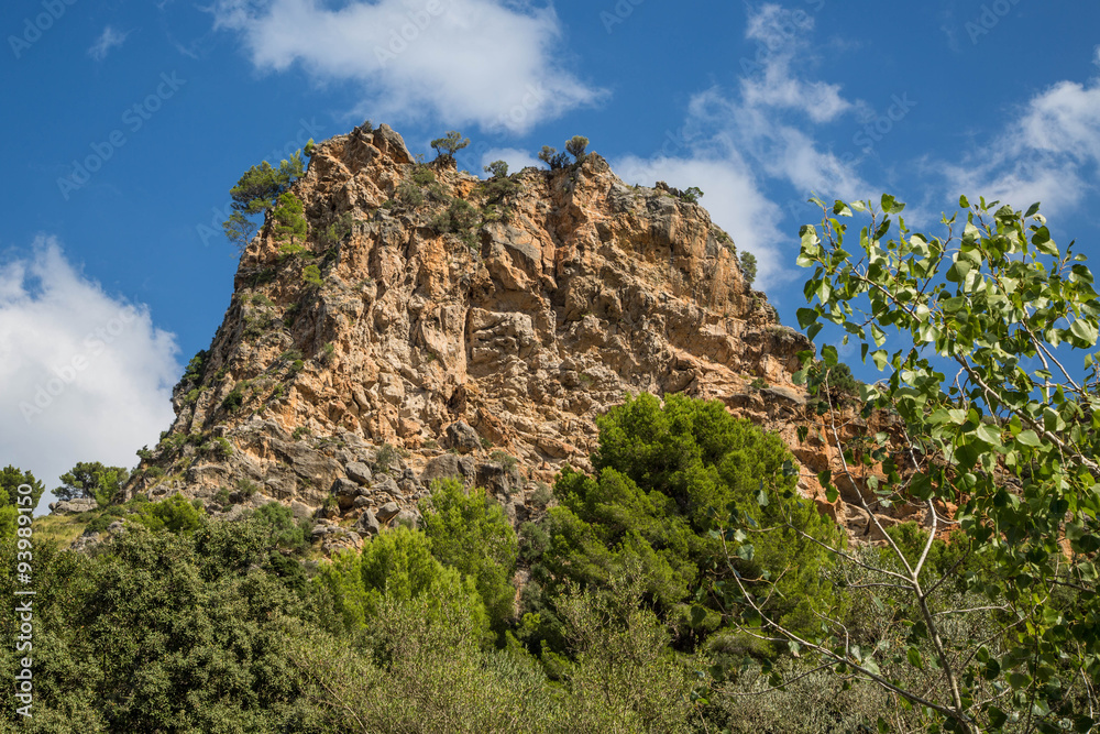 Landschaft im Inselinneren von Mallorca